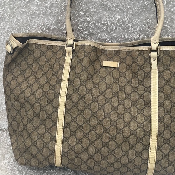 GUCCI GG Plus Monogram Medium Joy Tote Off White - Picture 3 of 16